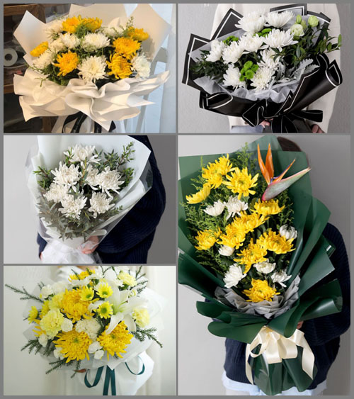 江苏南通启东市汇龙镇冬藏村白事花束代送
